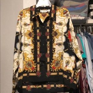 Versace styled dress shirt